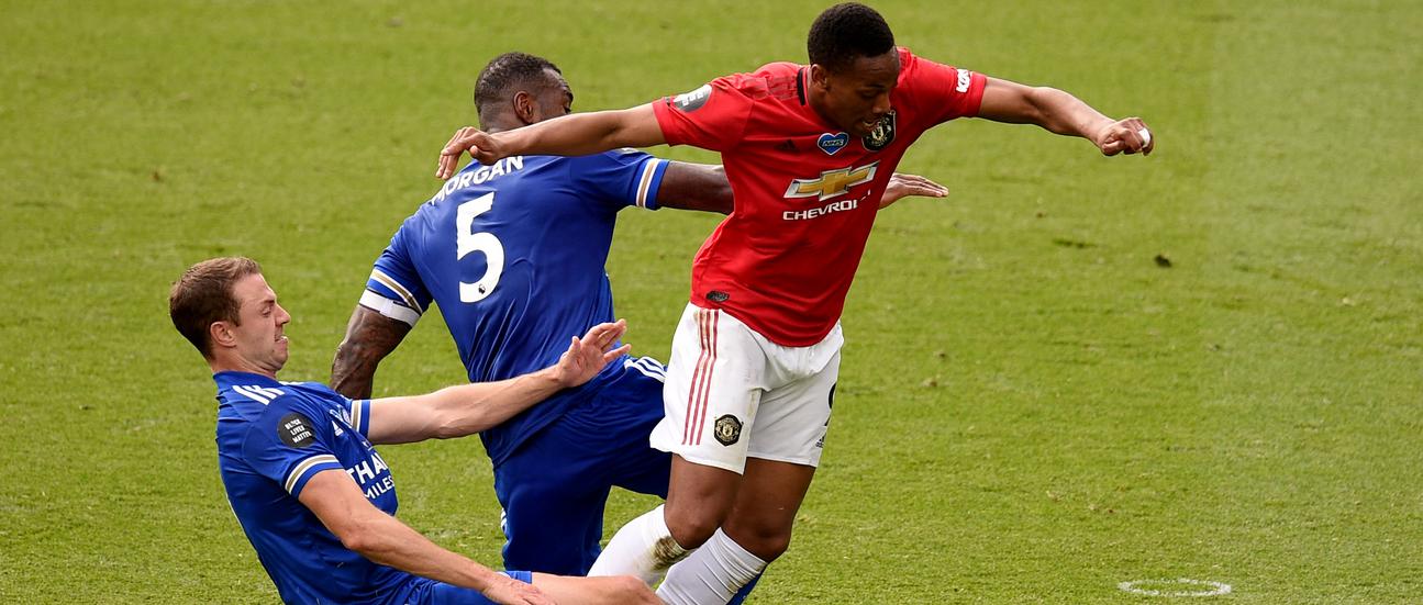 Leicester City Vs Manchester United English Premier League 26 July 2020 Manchester United Manchester United