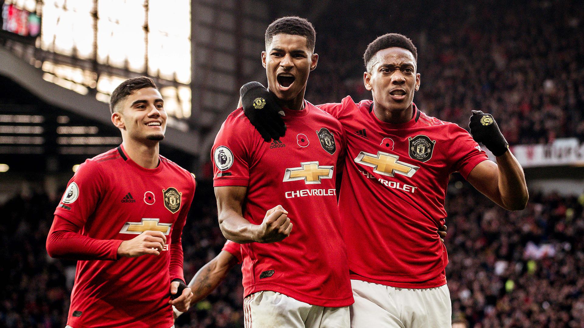 Man Utd top three Premier League home wins over Brighton Manchester United