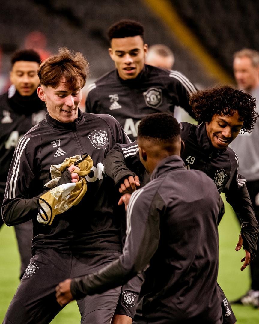 Training Images From Man Utd Session In Astana Manchester United