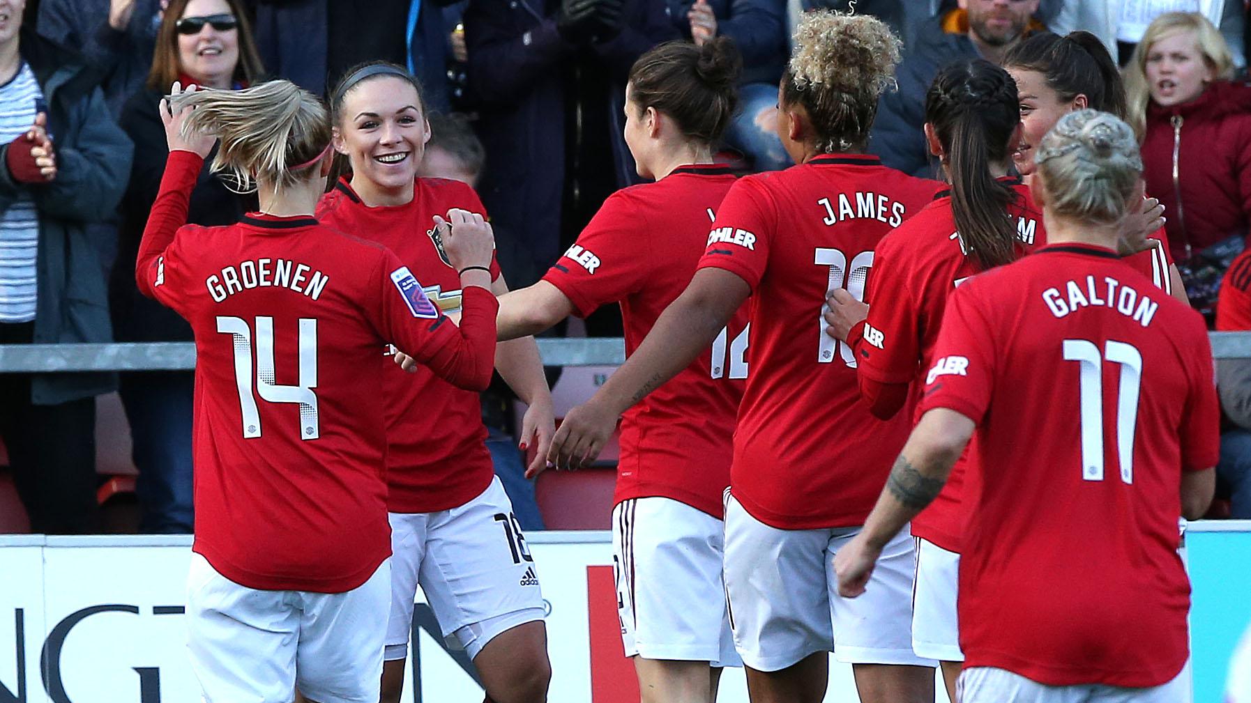 Match report for Man United Women v Reading Women on 27 October 2019