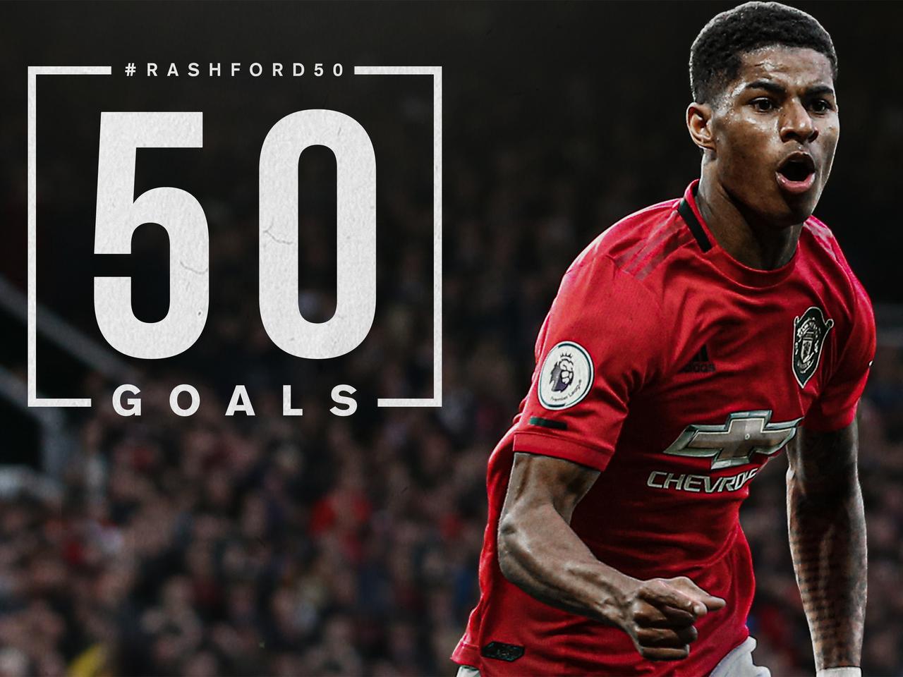 The Numbers Behind Rashfords 50 Goals Manchester United