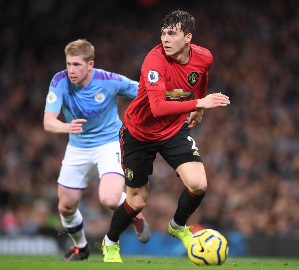 Kevin De Bruyne and Victor Lindelof