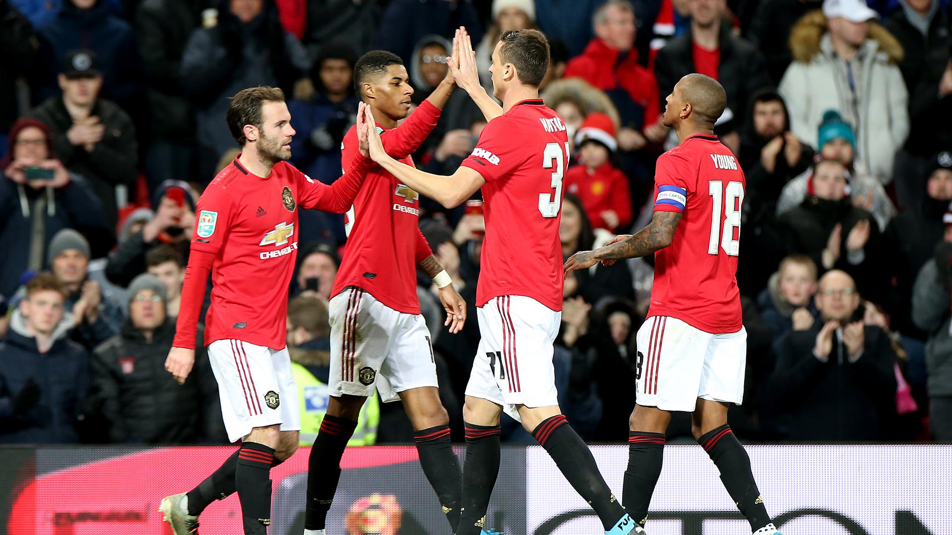 Match report Man Utd 3 Colchester 0, Carabao Cup quarter-final ...