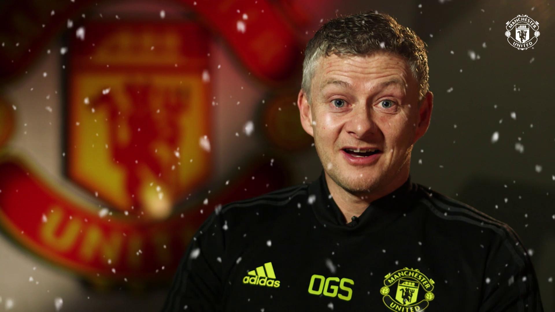 Merry Christmas message from the Man Utd squad Manchester United