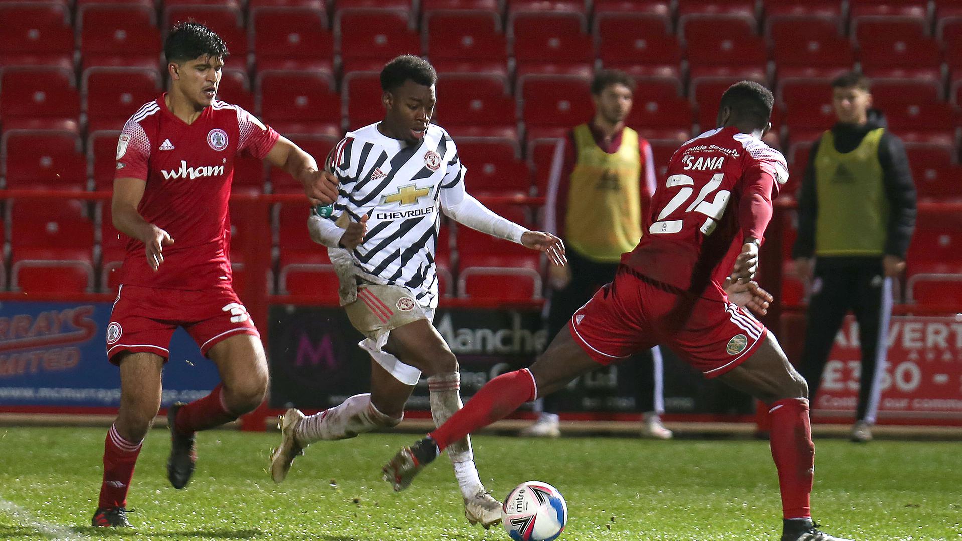 EFL Trophy match report Accrington Stanley v Man Utd U21 Dec 2020 Manchester United