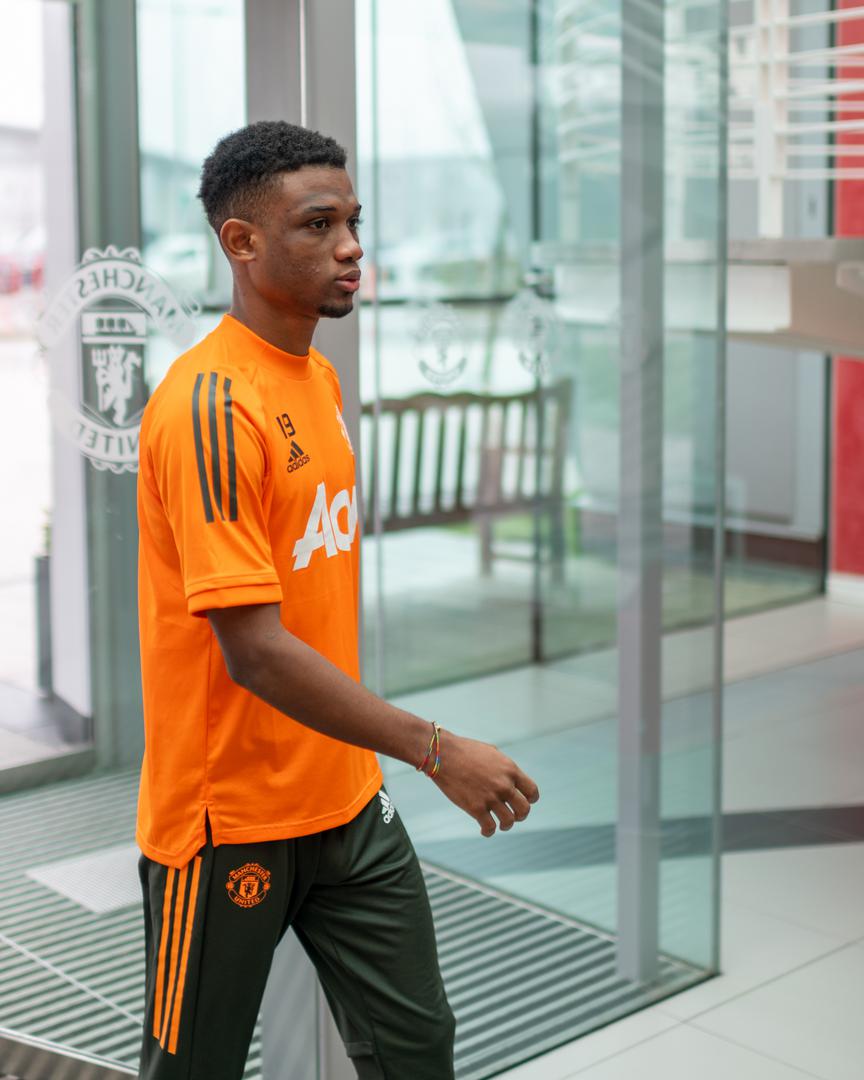 Gallery Of Amad Diallo S First Day At Man Utd Training Ground Manchester United