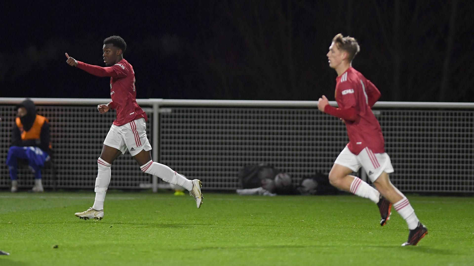 Anthony Elanga goal for 1 2 v Leicester a U23s ...