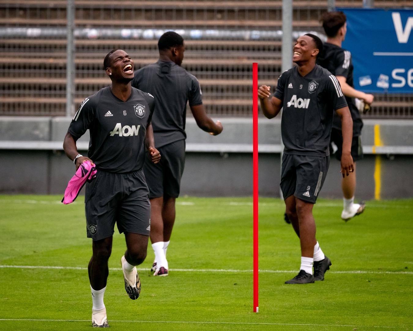 Man Utd Players Train At Stadion Koln Ahead Of Sevilla Semi 15 August 2020 Manchester United