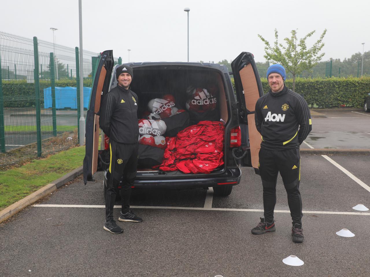 Manchester United Foundation staff.