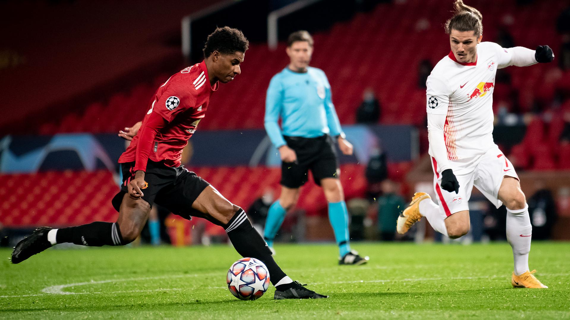 Manchester United manager Solskjaer explains why Rashford did not take  hat-trick penalty against RB Leipzig