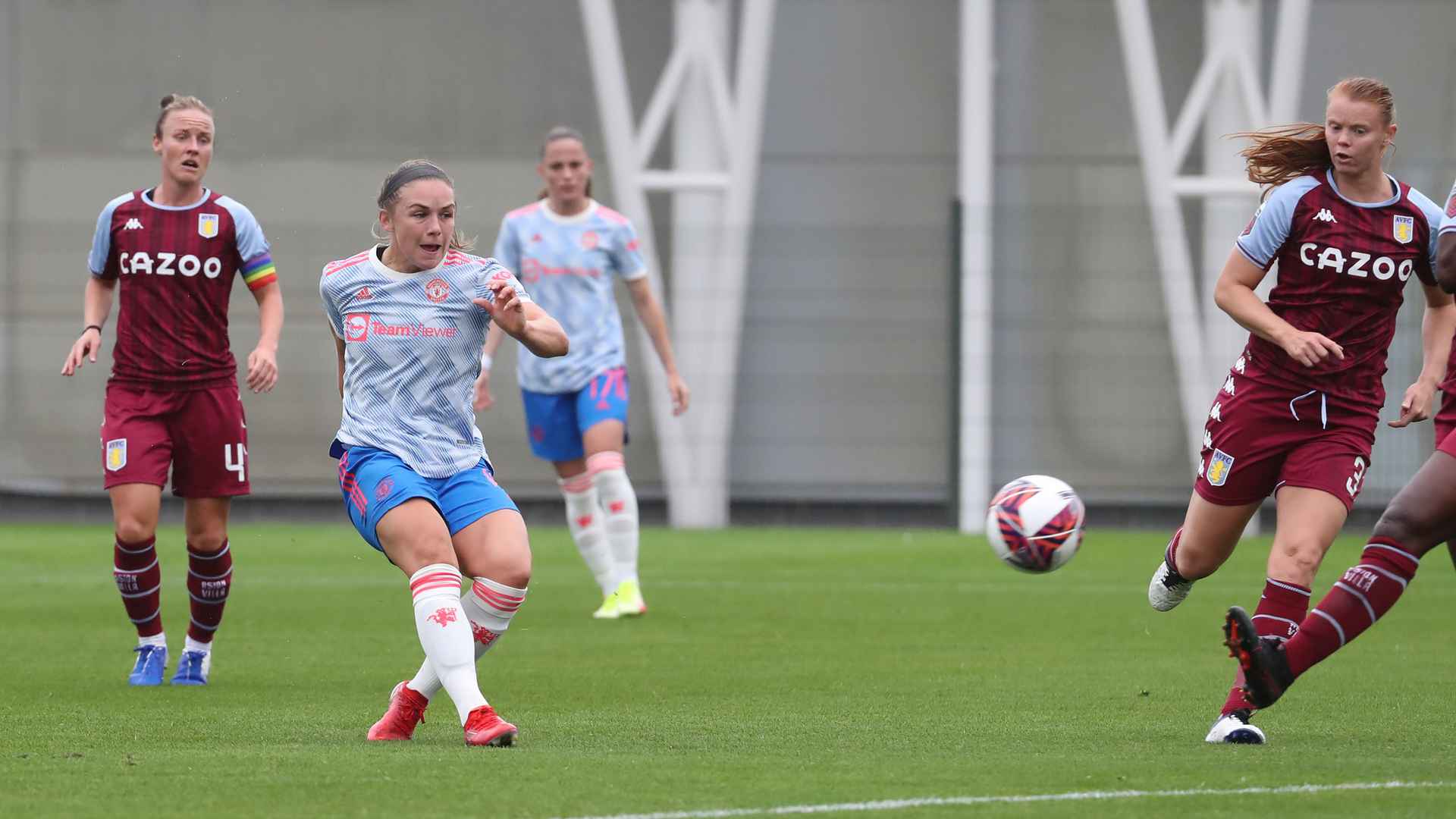 Man United Women v Aston Villa pre season highlights 14 August 2021