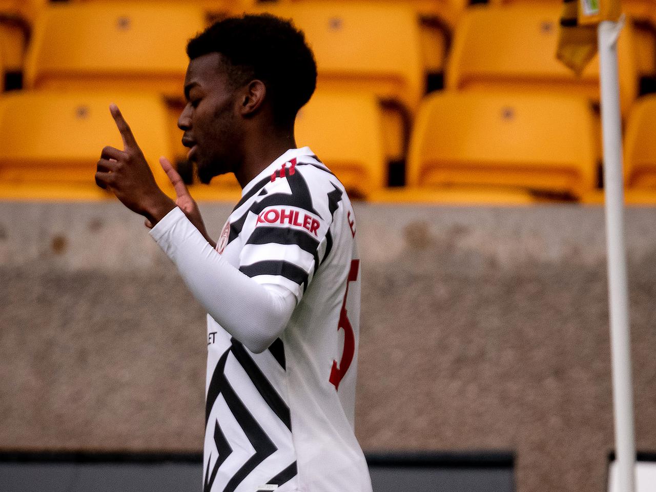 Anthony Elanga Reacts To First United Goal 23rd May 2021 Manchester United
