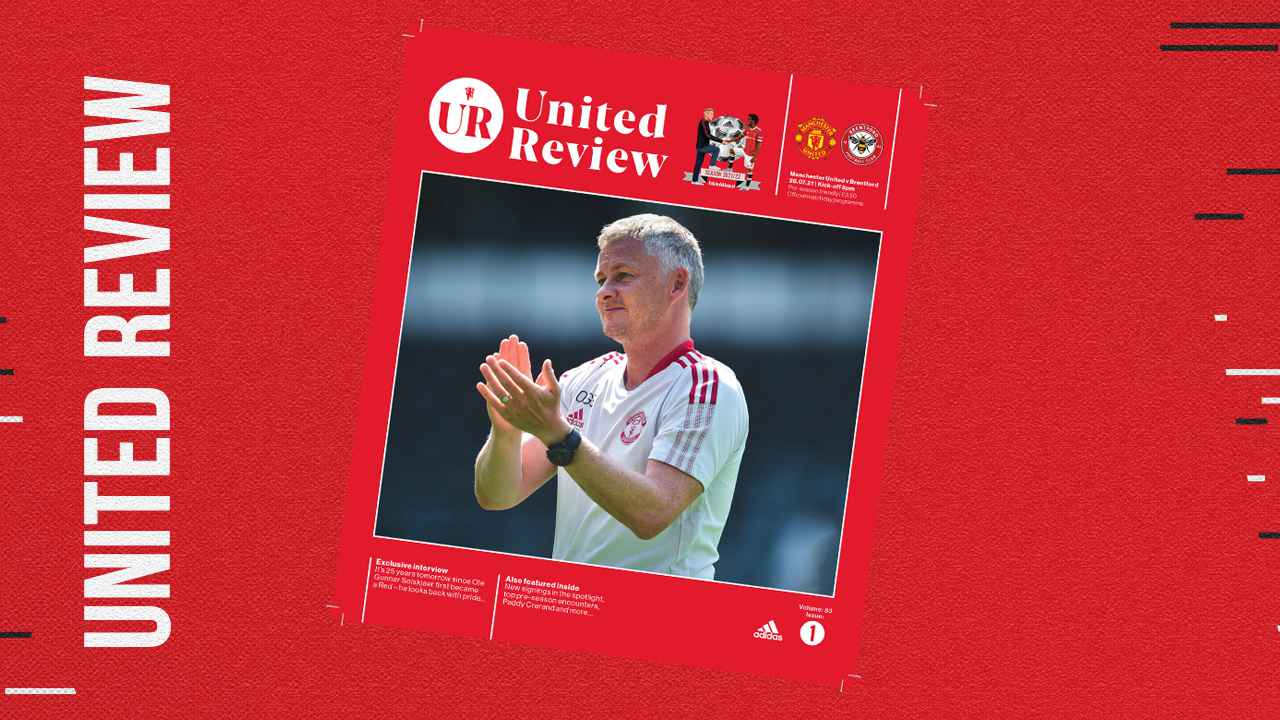 Order your Man Utd v Brentford match programme now Manchester United