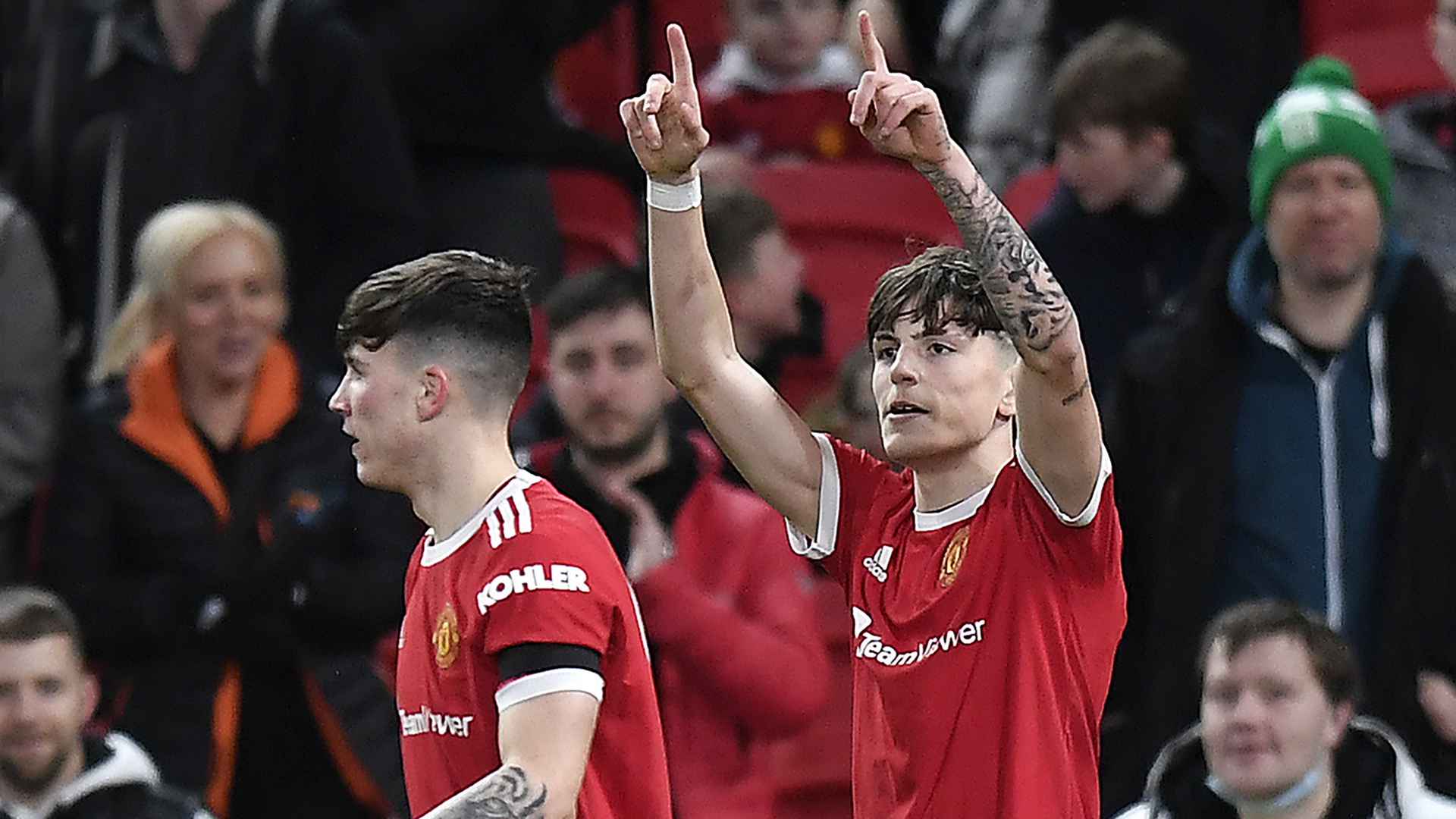 FA Youth Cup match gallery Man Utd Wolves in semi final 9 March 2022 Manchester United