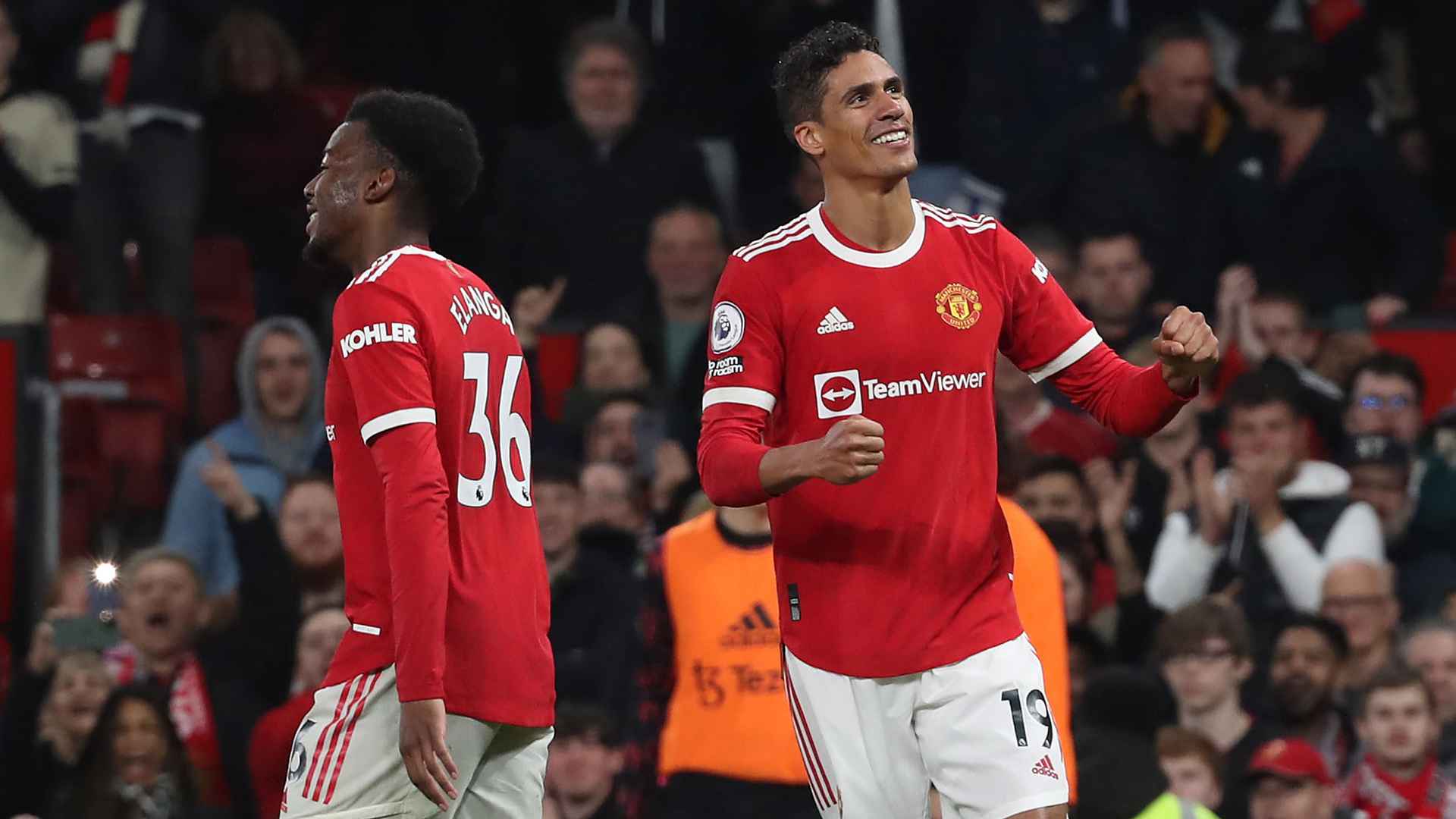 Varane thrilled to score first Man Utd goal 03 April 2022 | Manchester ...