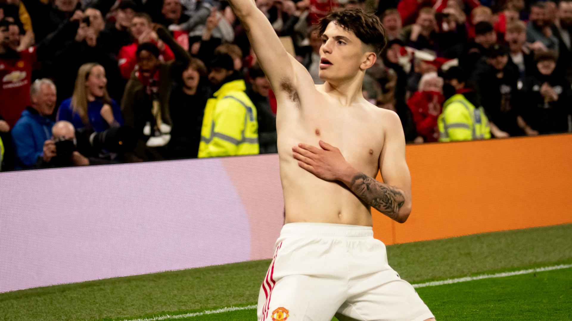 FA Youth Cup final Alejandro Garnacho winning goal Man Utd v