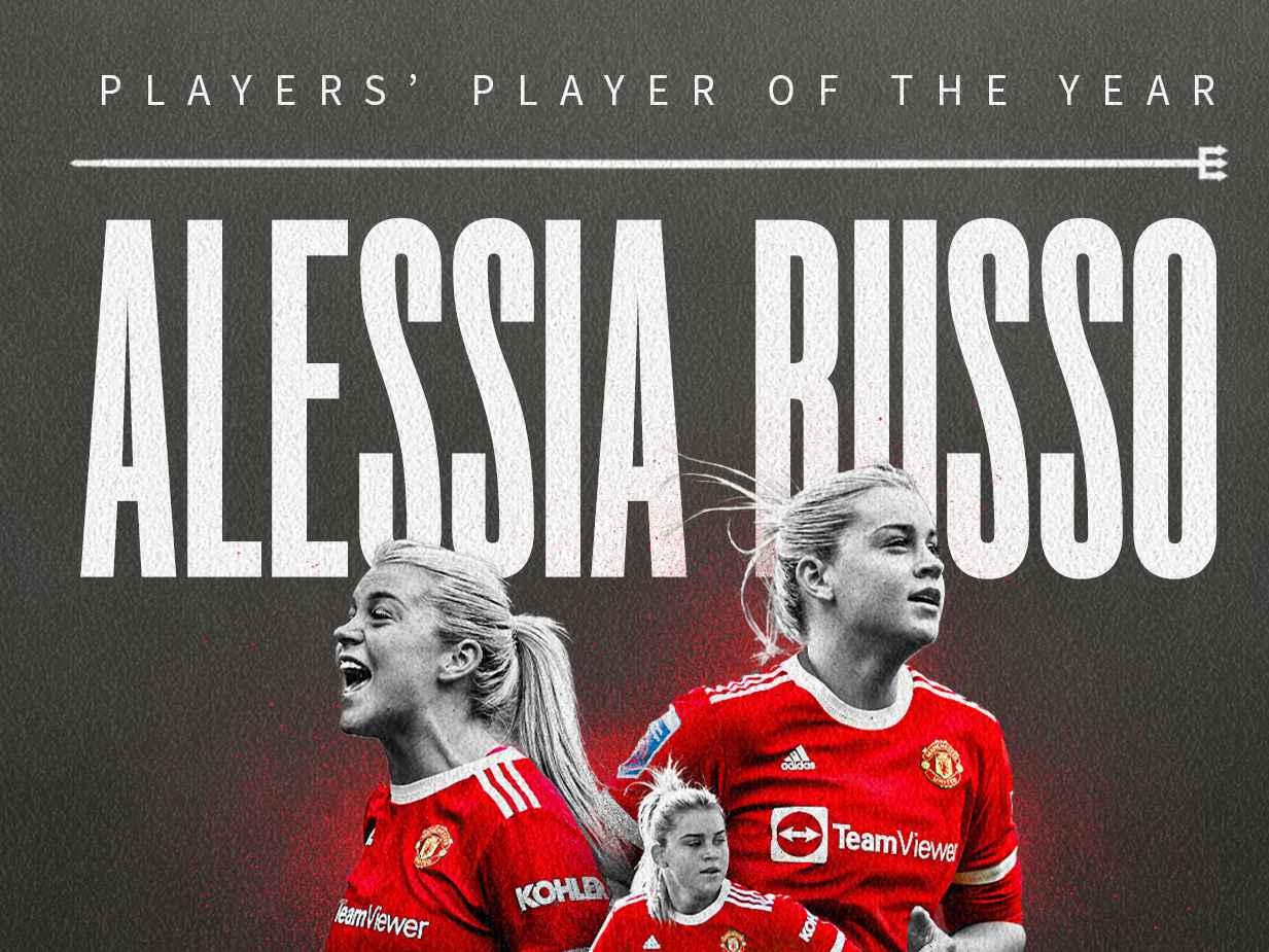 Alessia Russo named Man Utd Women Player of the Year 2022 23 season