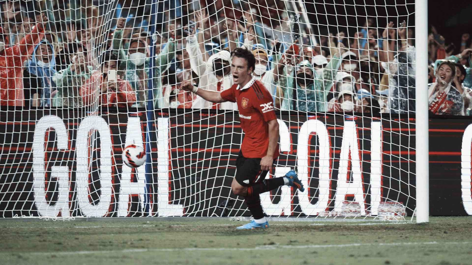 Facundo Pellistri reacts following Man Utd v Liverpool friendly in