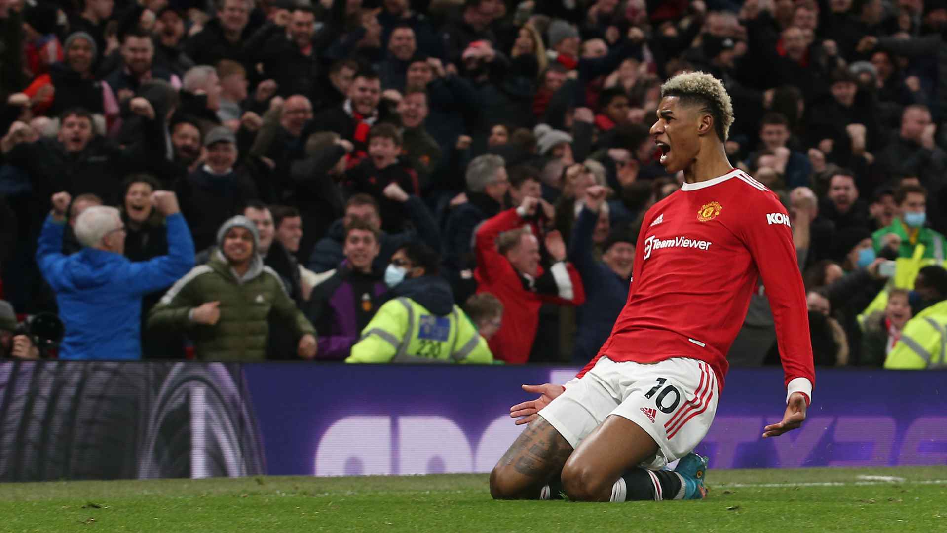  The highest of highs: How we celebrated Rashford's late winner