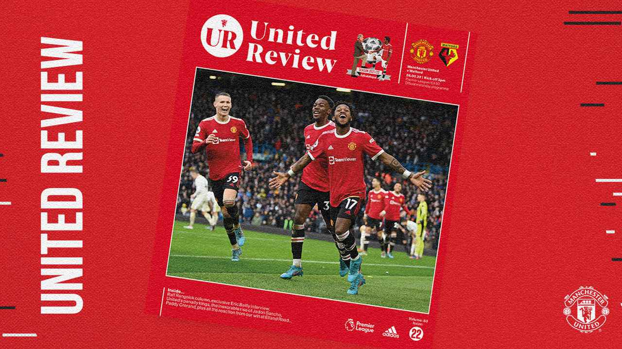 Order United Review matchday programme for Manchester United ...
