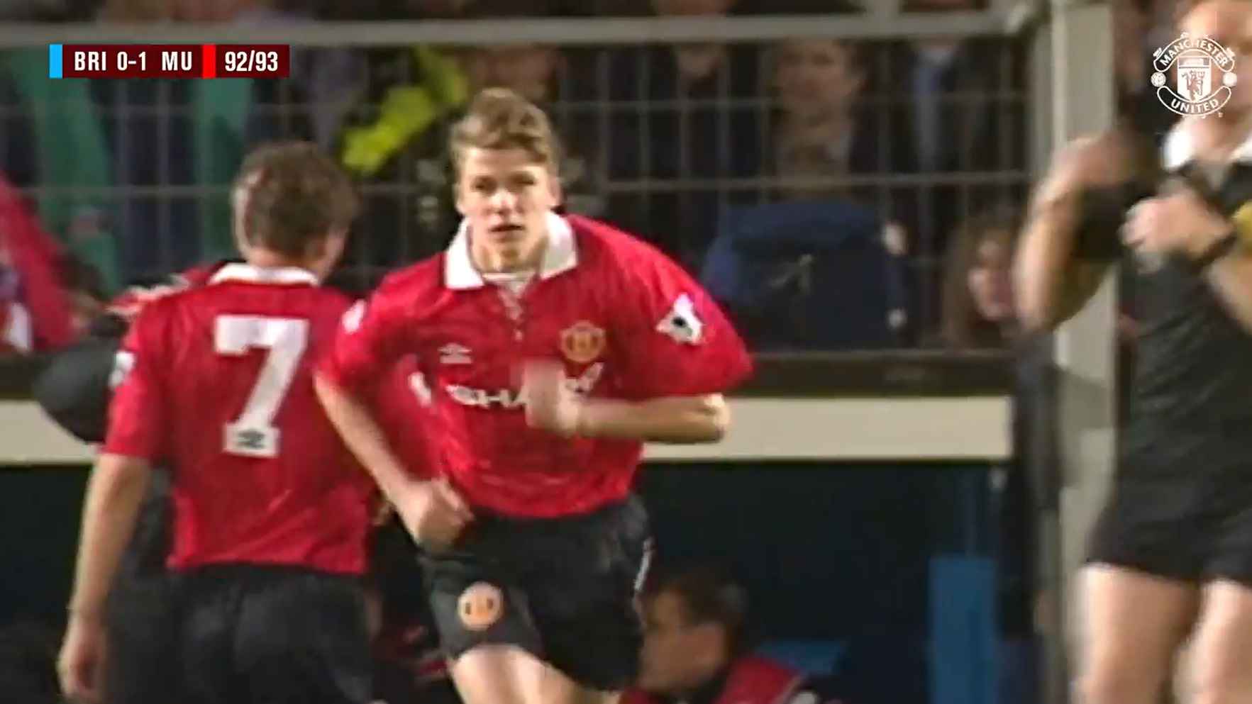 David Beckham debut at Brighton 30 years ago Manchester United