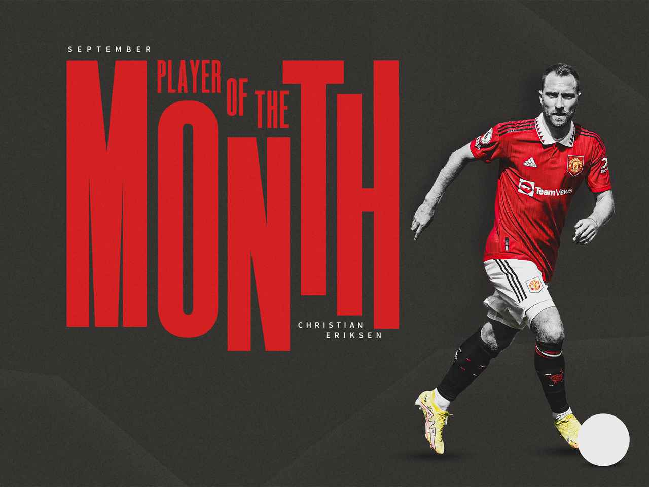 Christian Eriksen wins Man Utd Player of the Month award for September 2022 | Manchester United