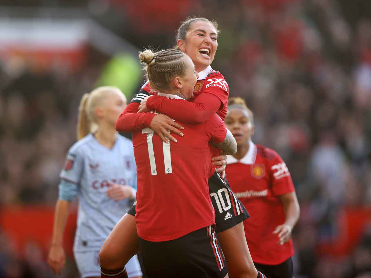 HIGHLIGHTS  Aston Villa Women 2-3 Manchester United Women 