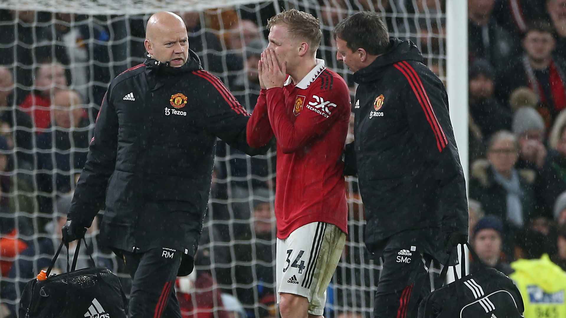 United wait on Donny van de Beek injury after Bournemouth win