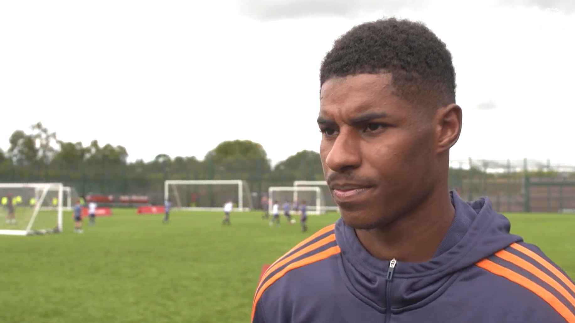 Marcus Rashford interview previewing Man Utd v Liverpool 22 Aug 2022 ...