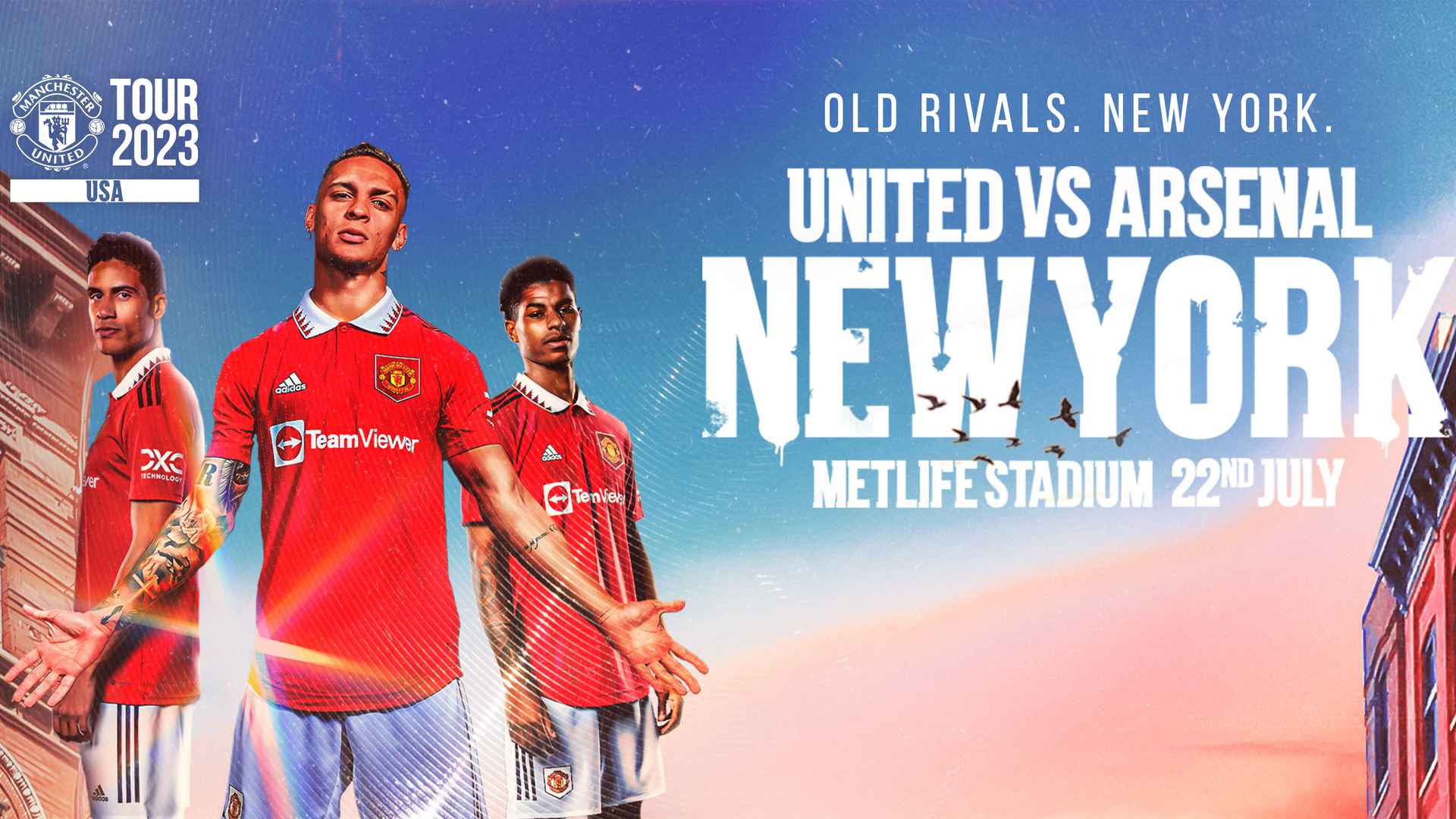 Man Utd to play Arsenal in New York during Tour 2023 Manchester United