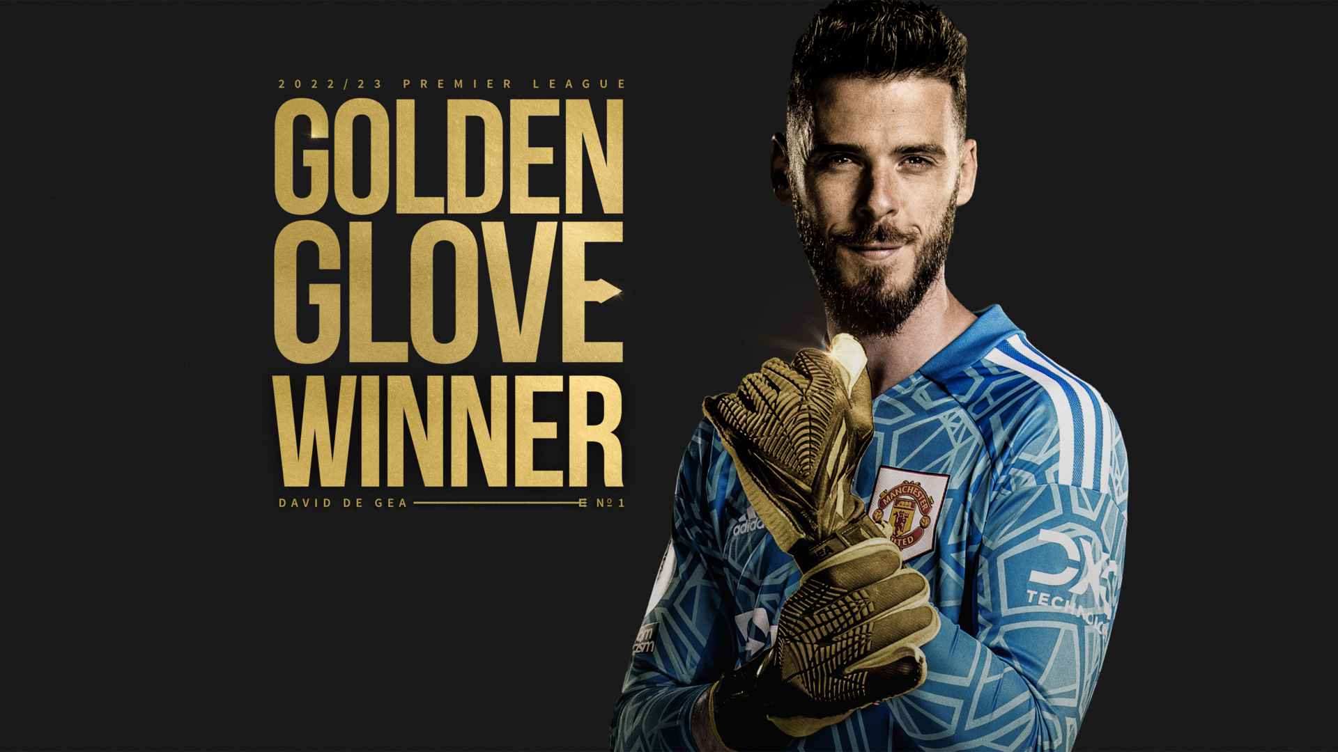 Man Utd goalkeeper David De Gea wins Premier League Golden Glove