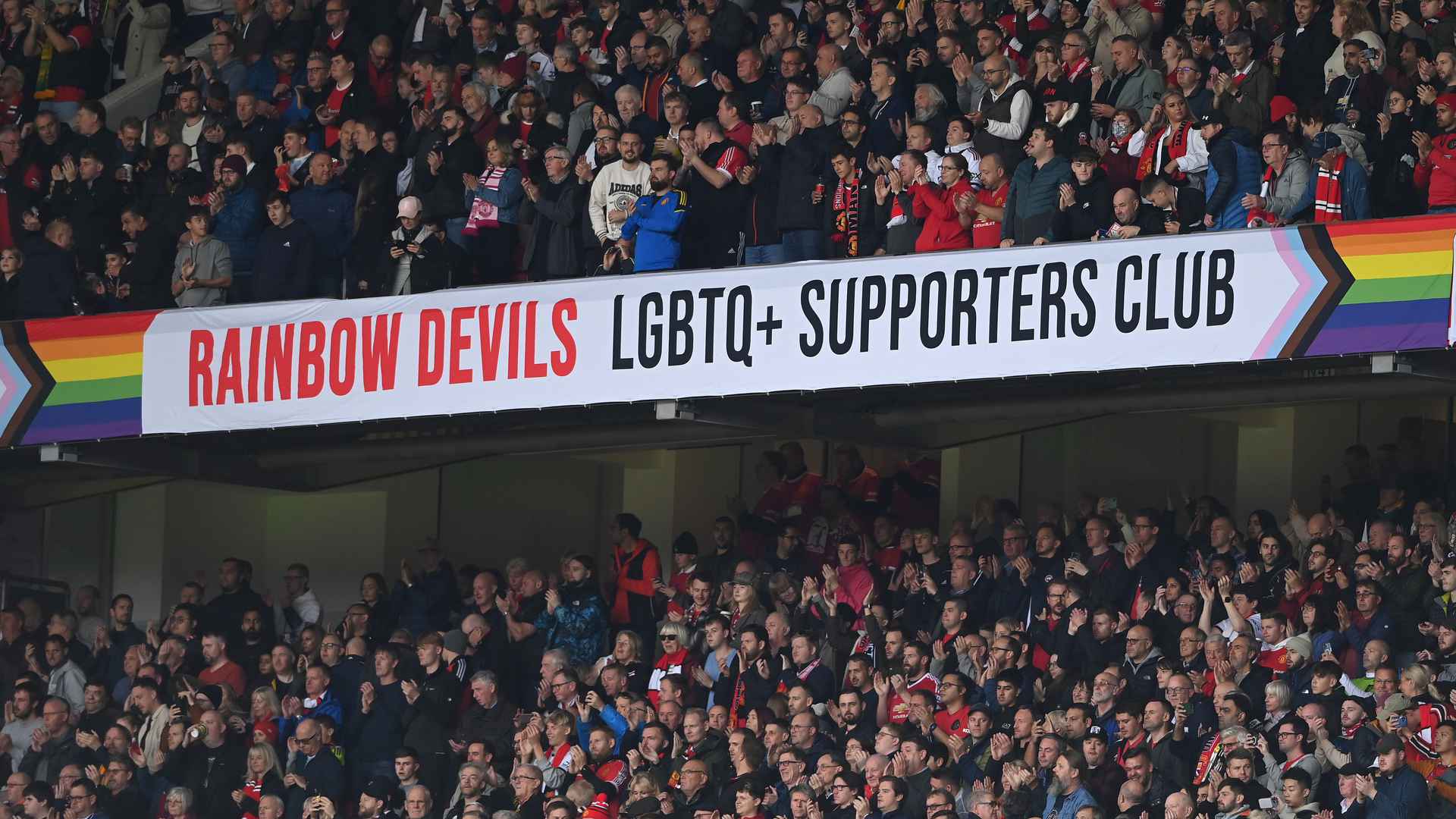 Man Utd and Rainbow Devils name for finish to homophobic chanting at soccer matches