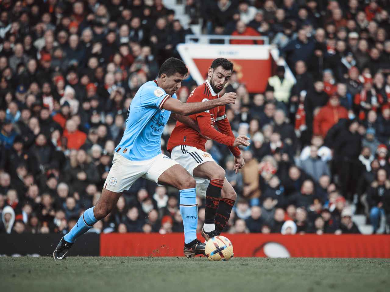 United vs Manchester City - English League 14 2023 | Manchester United | Manchester