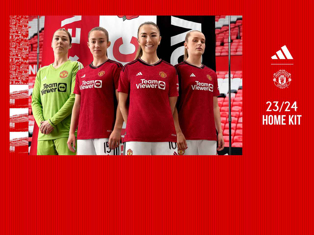 El Manchester United presenta su nueva camiseta @adidasfootball alternativa  para la temporada 23/24. Con un verde inglés superpuesto por…