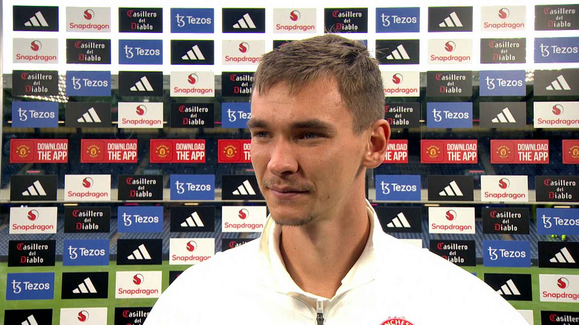Matej Kovar speaks to MUTV after Man Utd friendly against Lyon 19 July