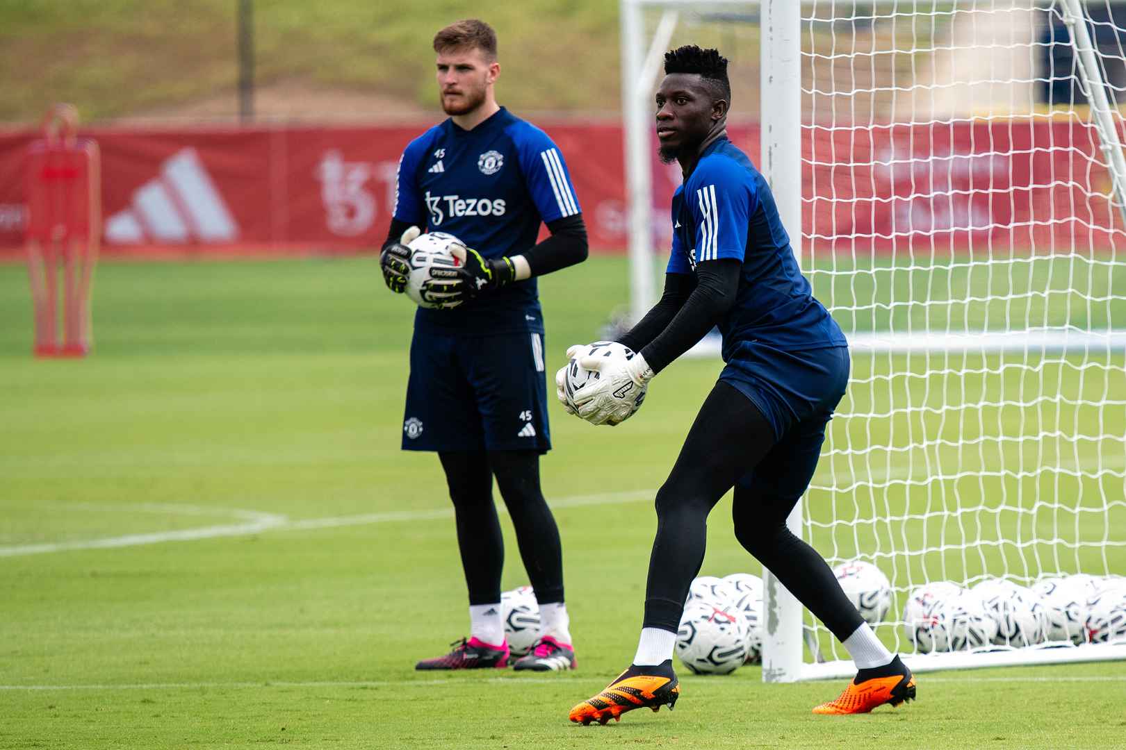 Gallery of training images from UCSD as Man Utd train in San Diego
