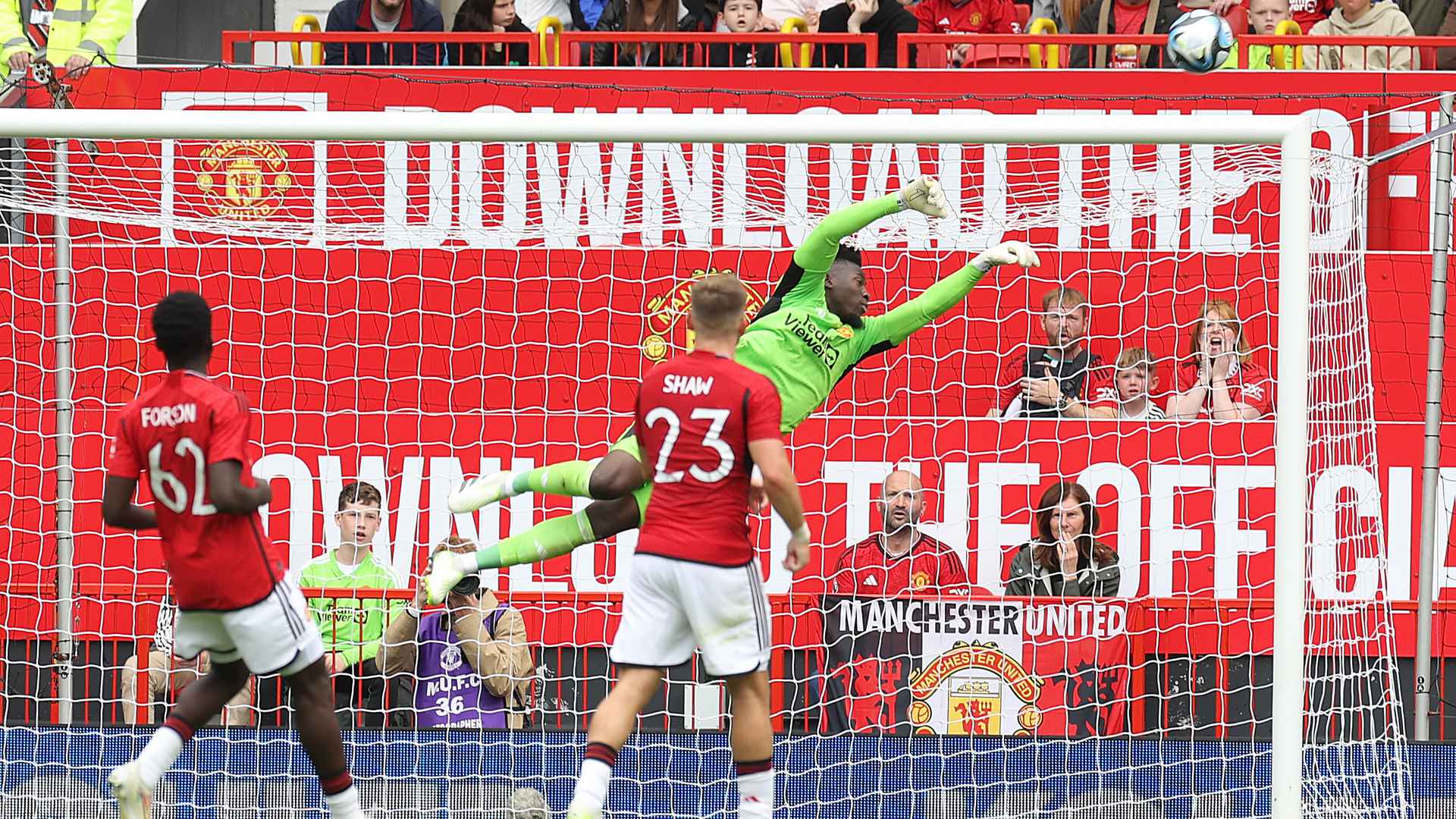 Video of Andre Onana save for Man Utd v Lens | Manchester United