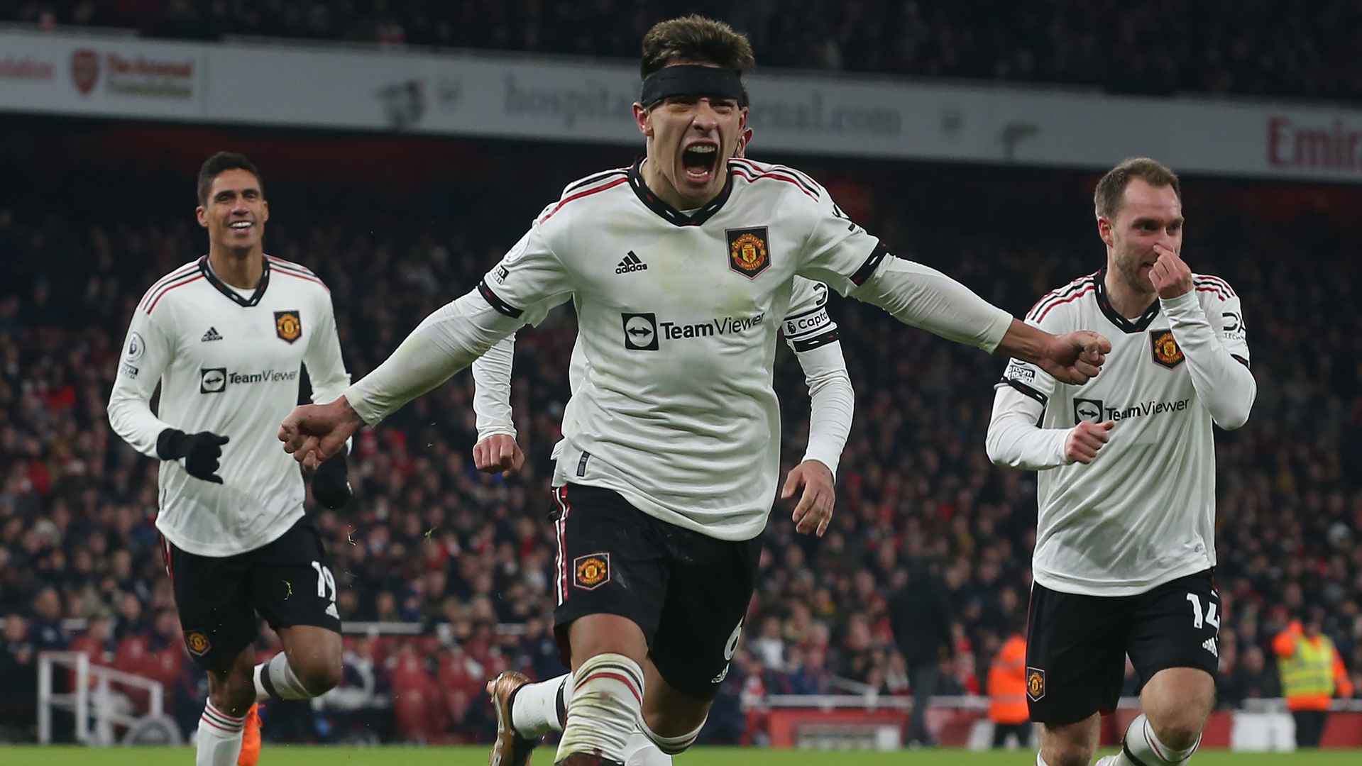 WSC Lisandro Martinez goal v Arsenal Premier League 22 January 2023