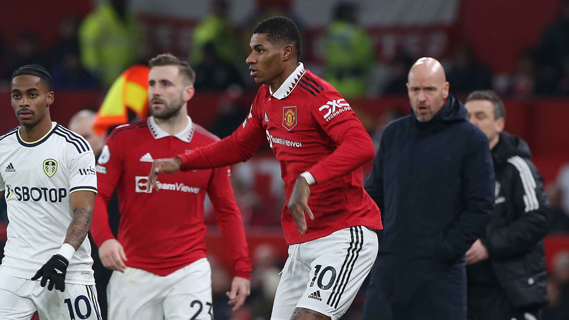 Erik ten Hag sets Marcus Rashford a goalscoring challenge in matchday Q