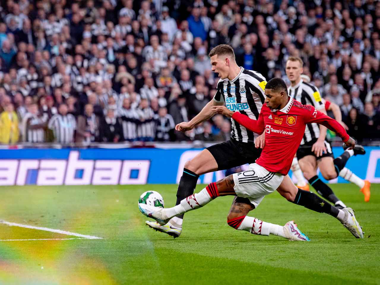 Marcus Rashford officially credited with second cup final goal v Newcastle  | Manchester United