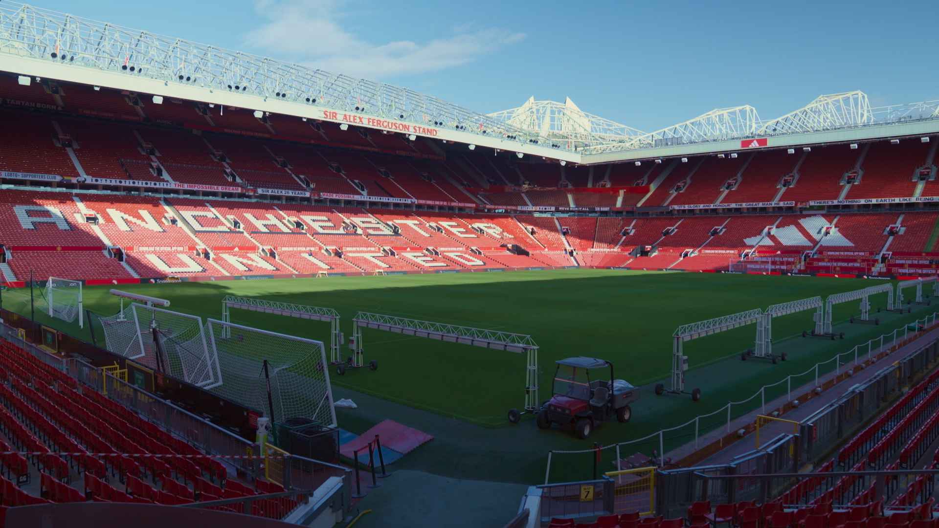TeamViewer video featuring Mark the Man Utd groundsman at Old Trafford