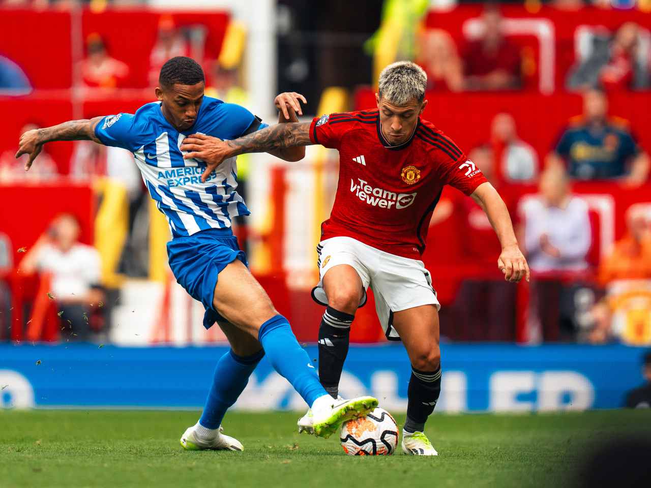 Where can i watch brighton v man utd sale