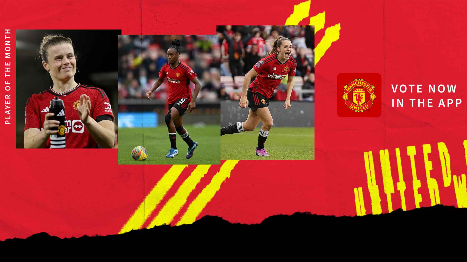 Vote on Man Utd Women Player of the Month for December 2023