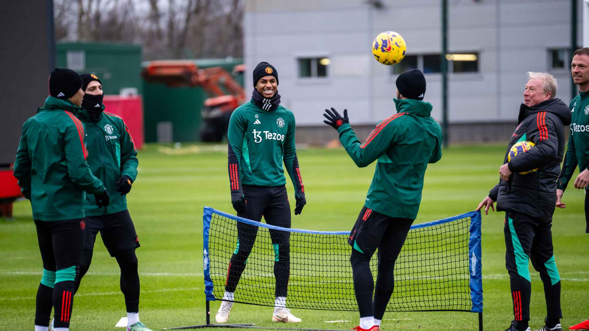 Video of Man Utd men first team training session 11 January 2024
