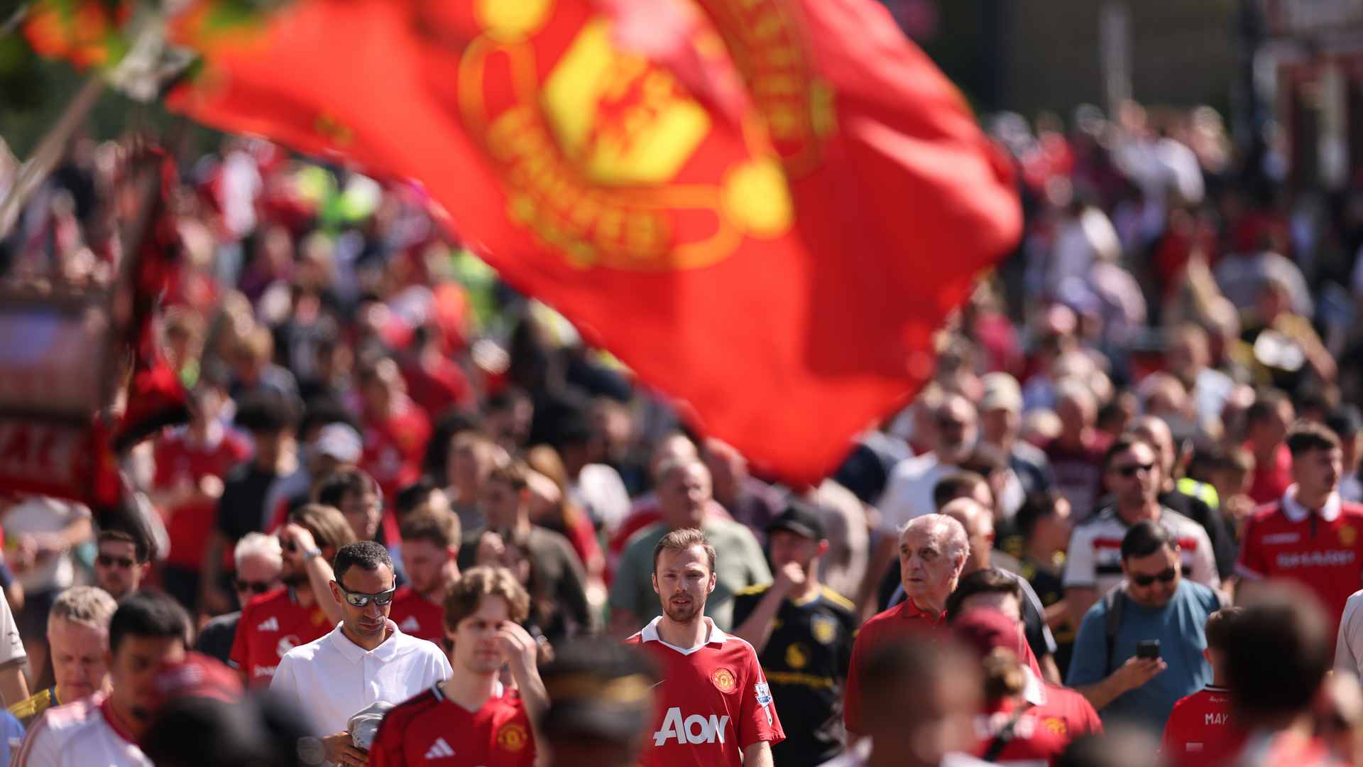 Mental health charities at Old Trafford for Man Utd v Chelsea