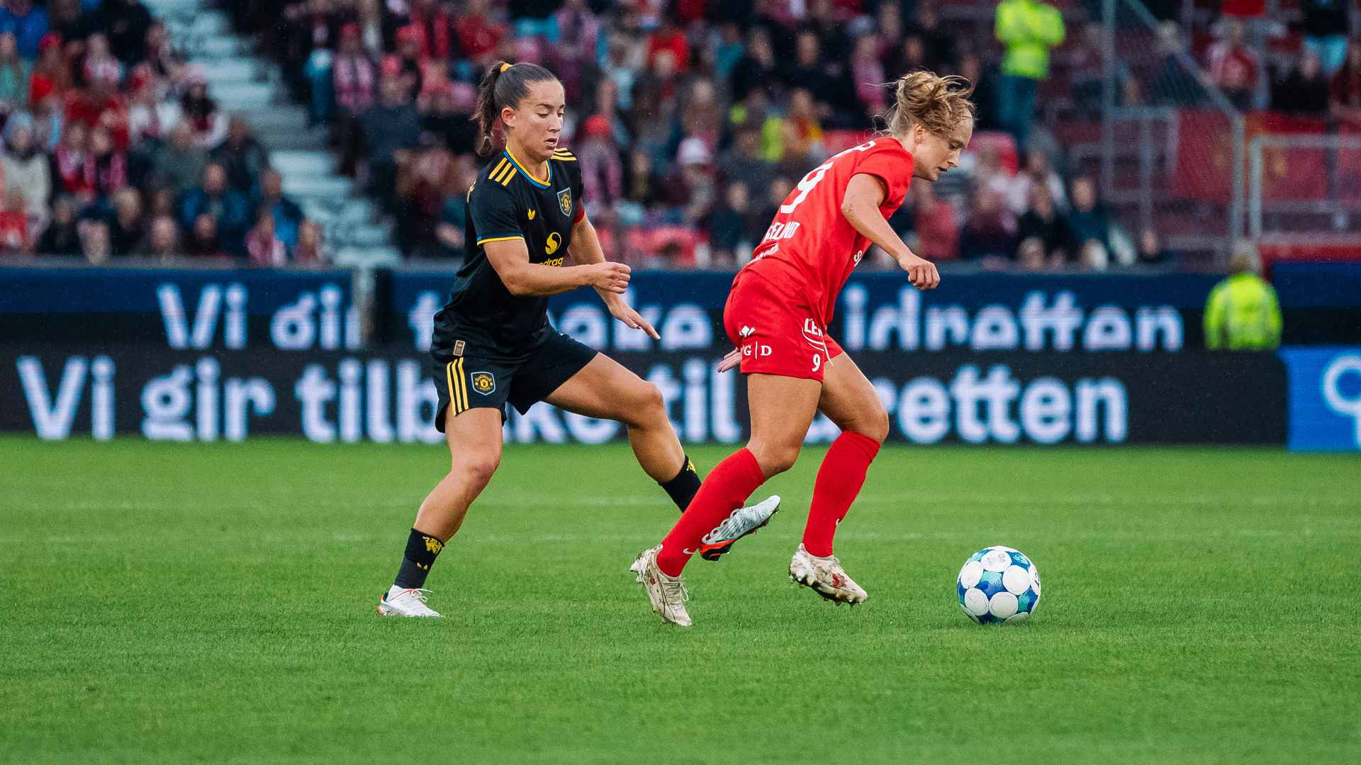SK Brann v Man Utd Women Champions League third round qualification first leg | 11 September 2025