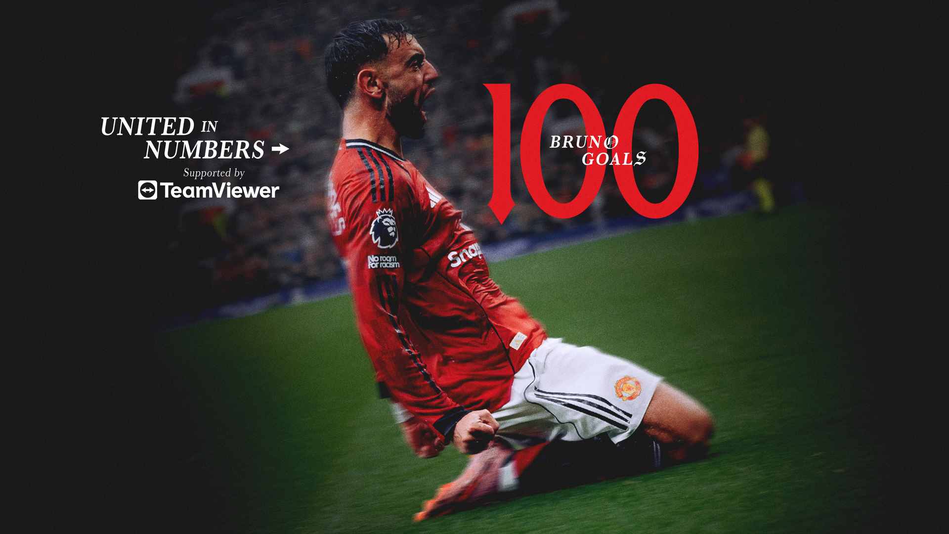 How Bruno reached 100 United goals