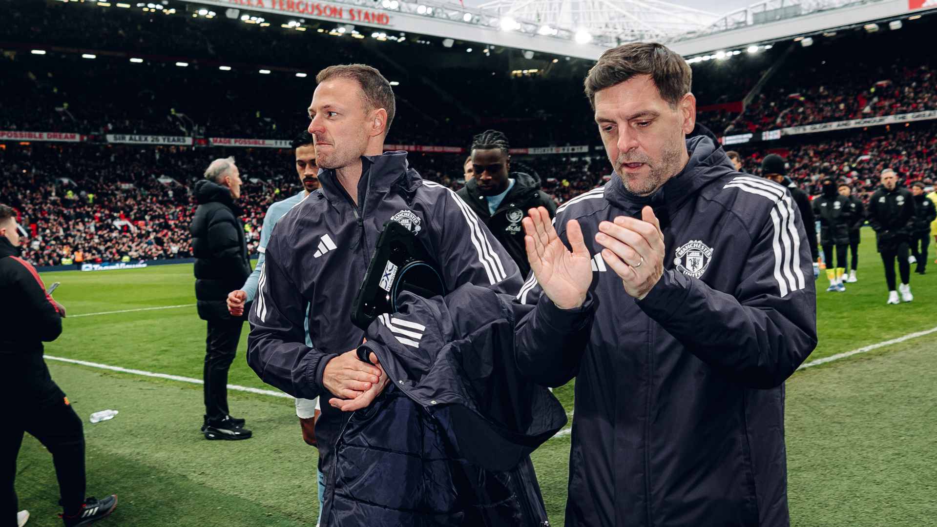 Harry Maguire speaks about Jonny Evans and Jonathan Woodgate impact on Man Utd defenders