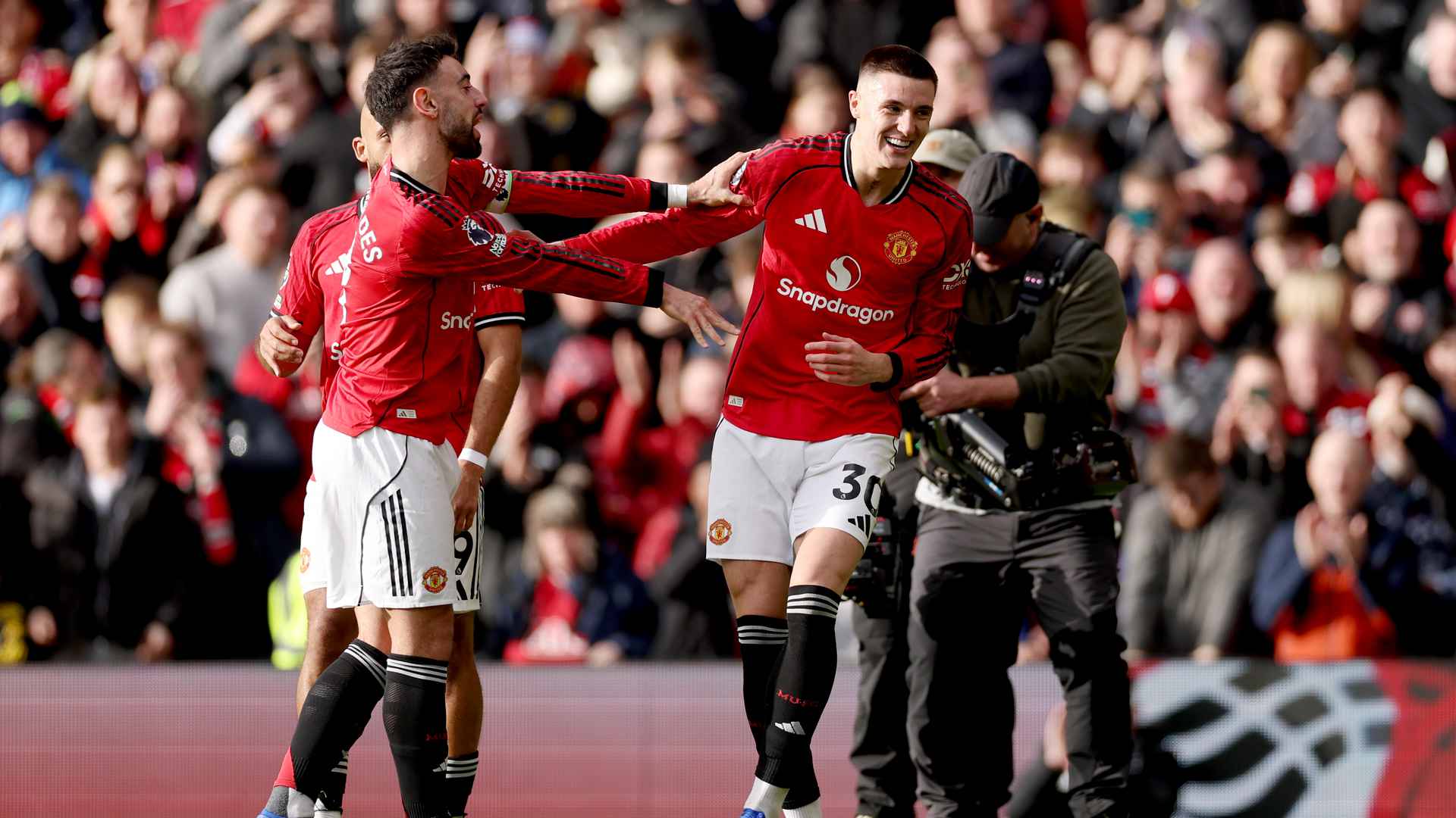 Bruno Fernandes named Man of the Match in home win over Crystal Palace