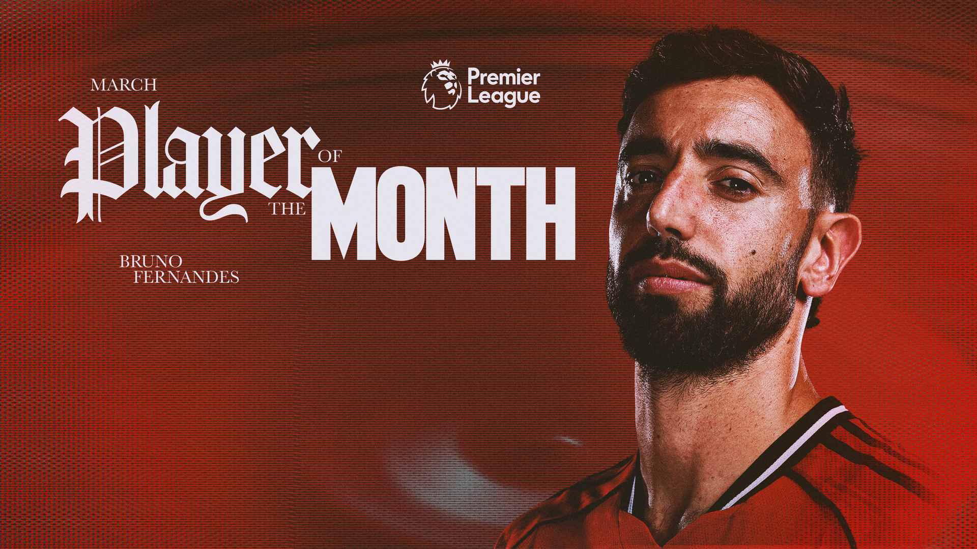 Fernandes wins Premier League Player of the Month